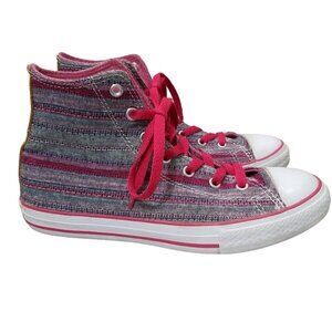 ✅Converse All Star Chuck Taylor High Top Pink Berry Sneaker Junior 5 Shoe CTAS